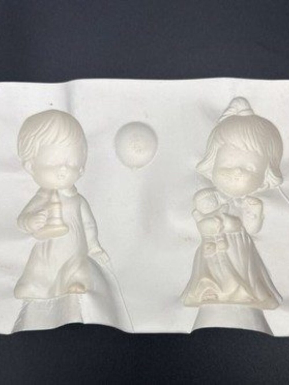 Vintage 1973 Duncan Bedtime Kids Ceramic Casting Mold Dm368A